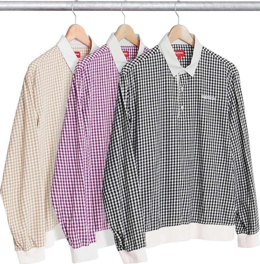 Gingham L/S Polo